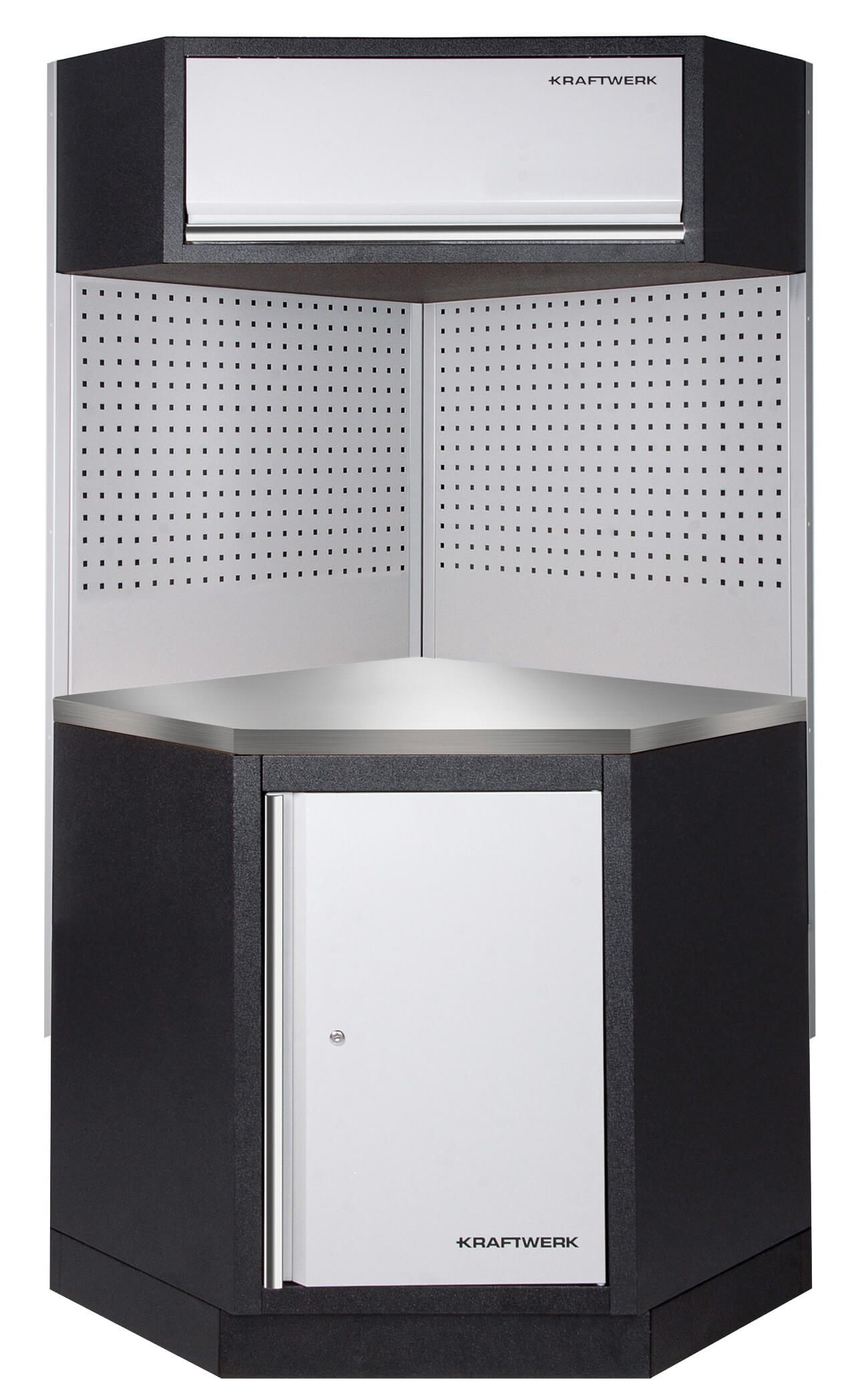 Mobilio Eckelement, inox