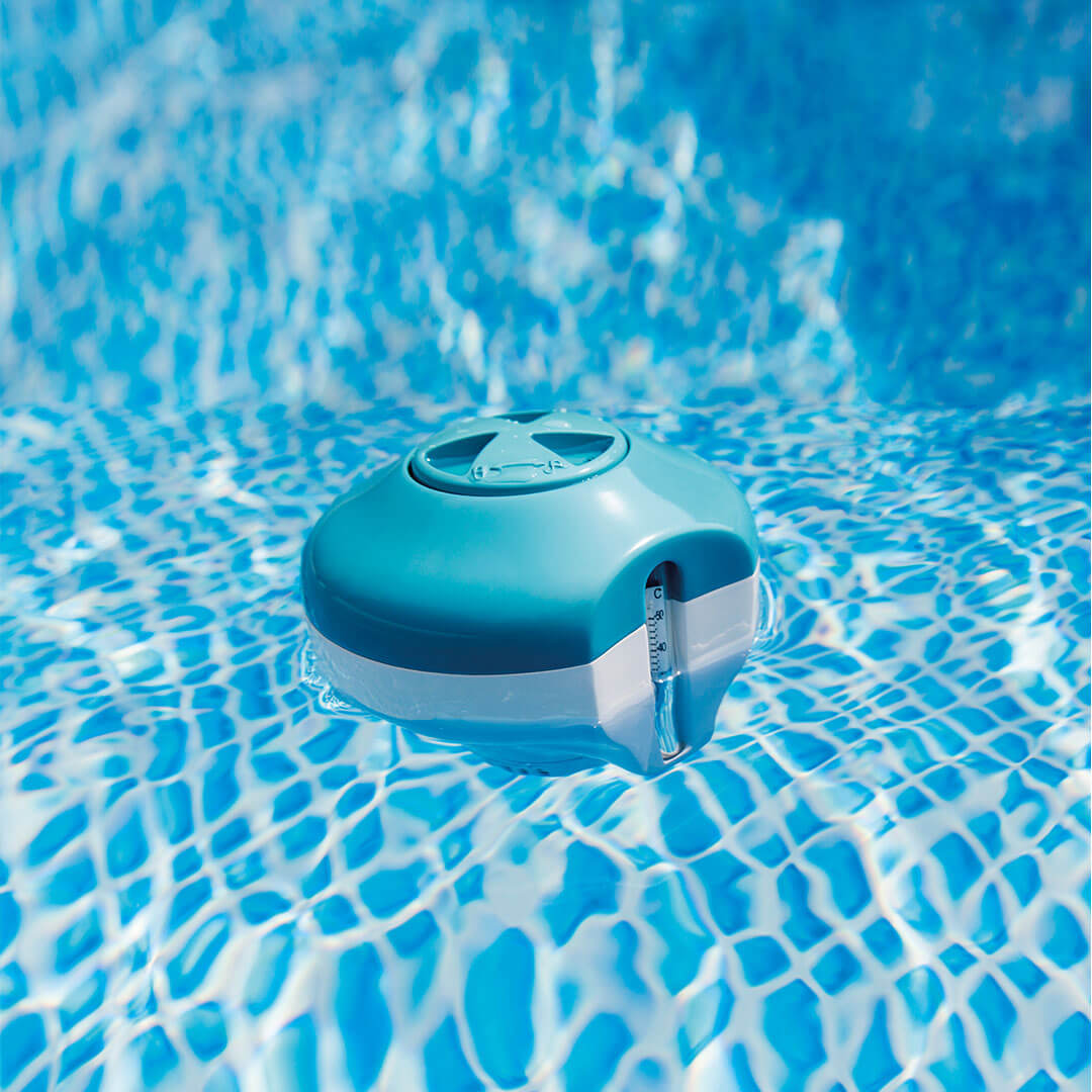 Chemikalienschwimmer mit Thermometer