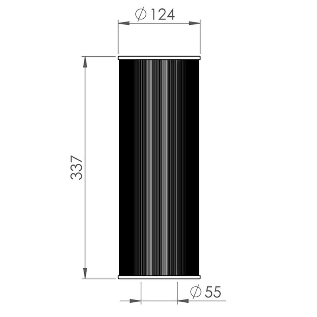 Crystal Filter 337x124 ohne Gewinde
