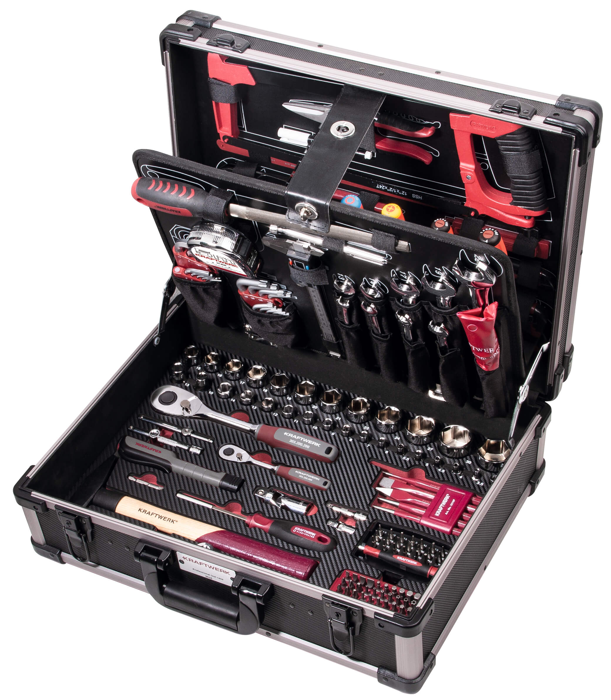 263-t. Profi-Alu-Werkzeugkoffer KW PB