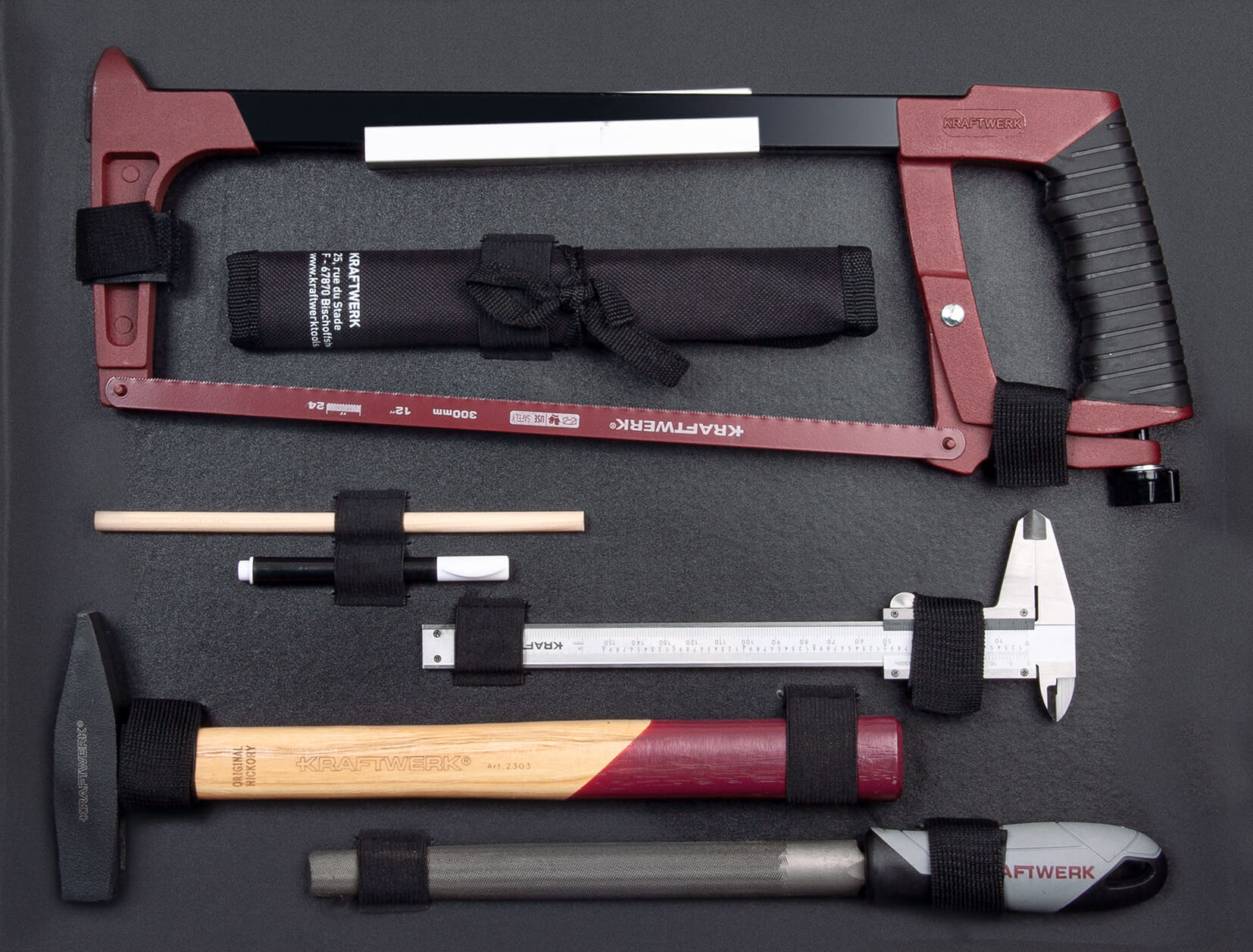 Werkzeugkoffer B147, 1/4"+1/2", 158-tlg.