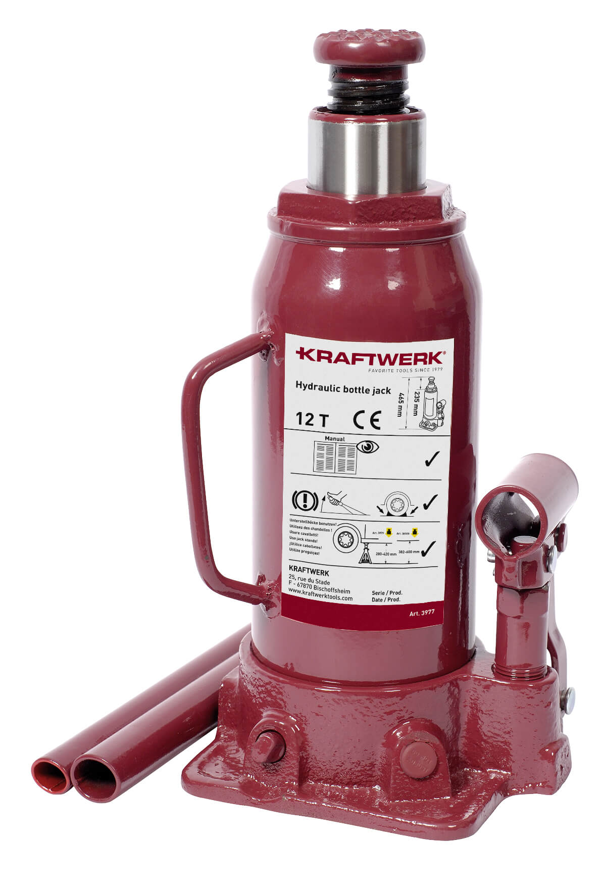 12 t Hydr. Flaschen-Wagenheber