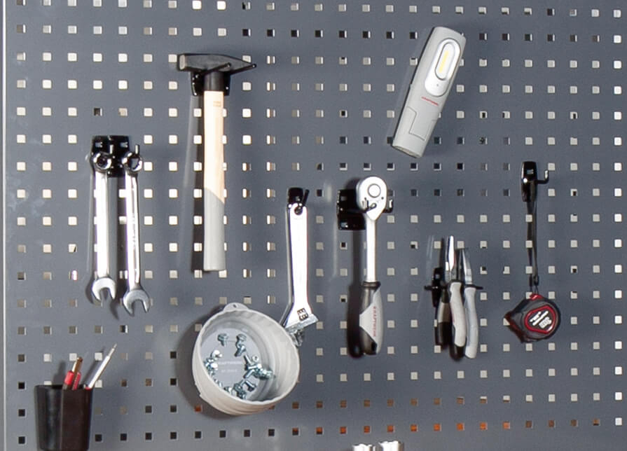 Gelochte Rückwand für Werkstattwagen BT700 600mm