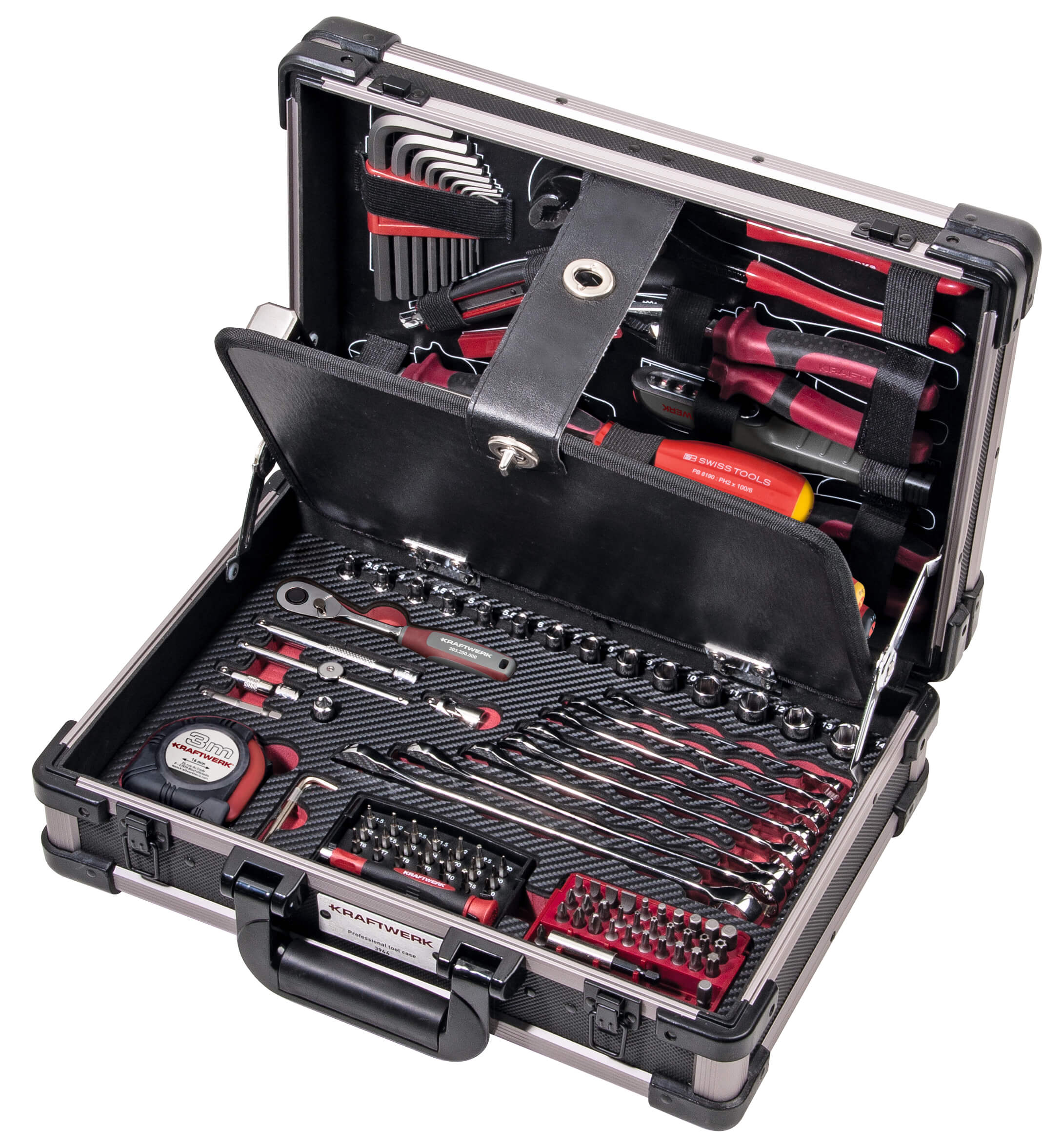 Profi-Alu-Werkzeugkoffer KW 123-tlg.