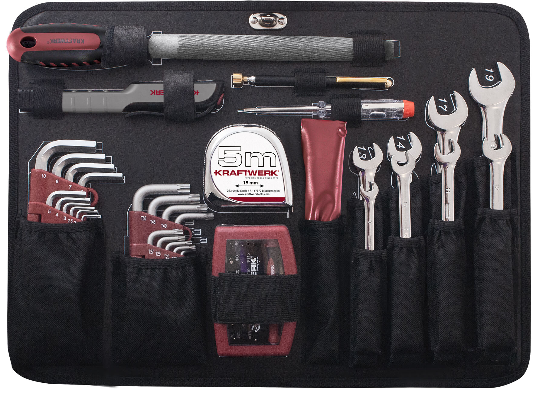 263-t. Profi-Alu-Werkzeugkoffer KW PB HT