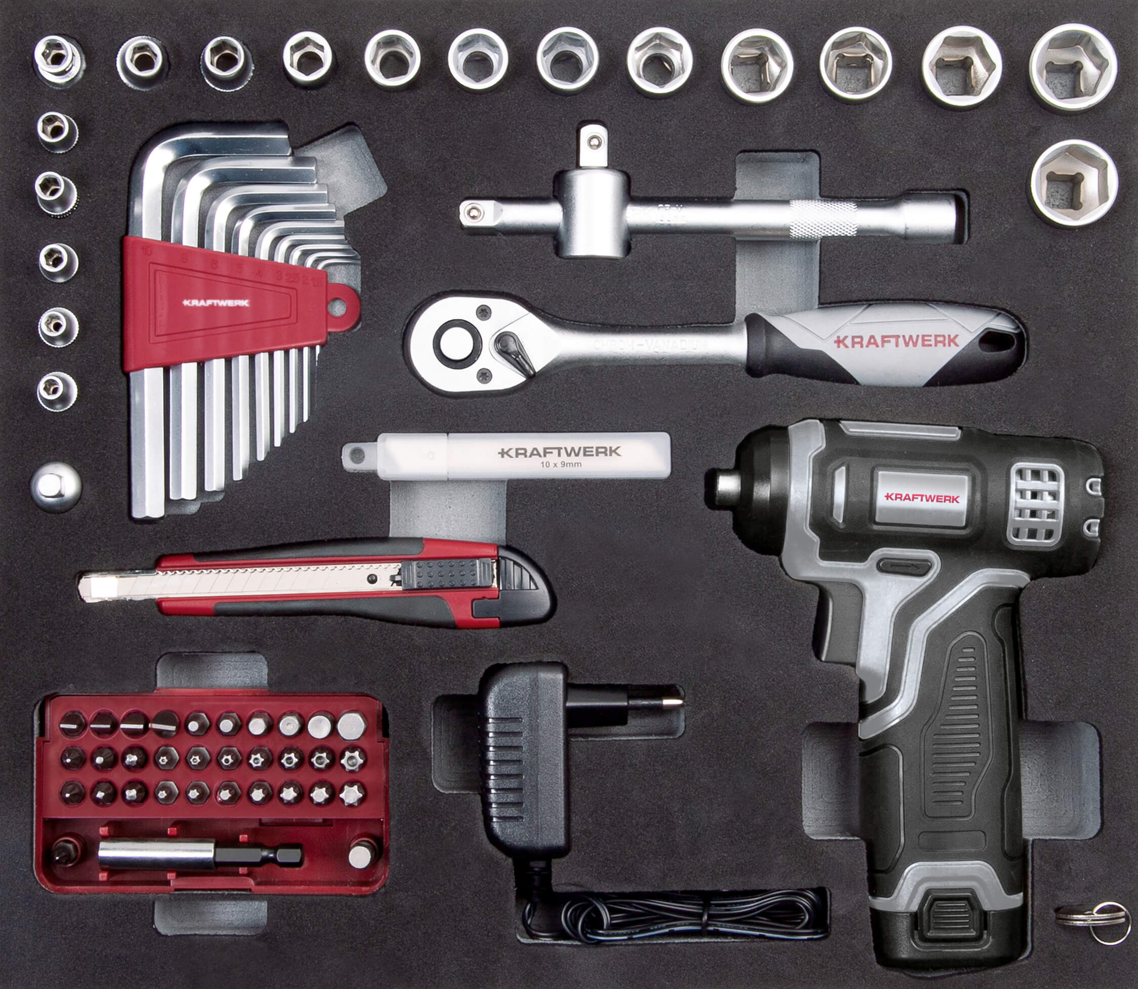 Werkzeugkoffer B152, 1/4"+3/8", 103-tlg.