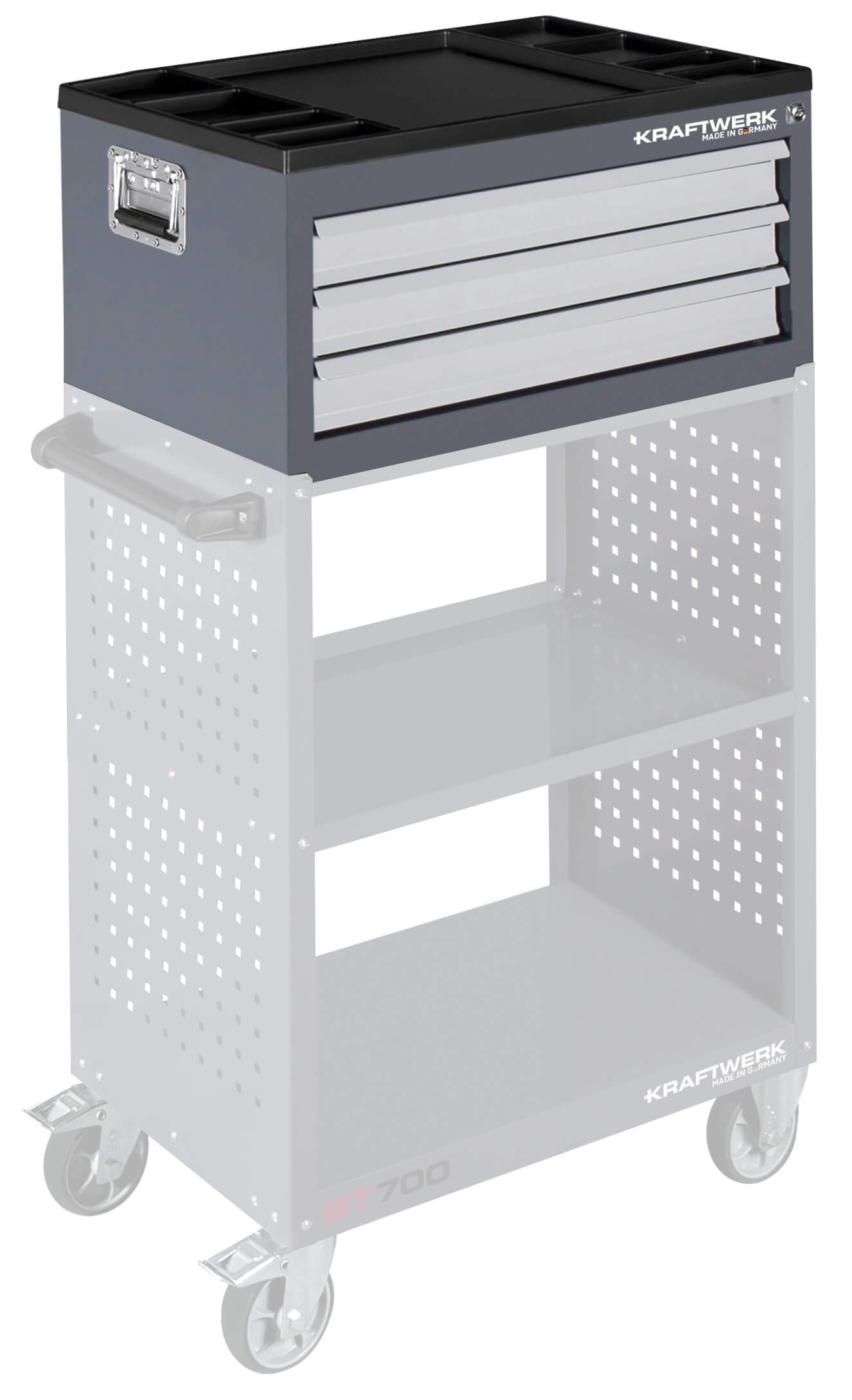 Werkzeugtruhe für BT700 40x60, 3 Schubladen, leer