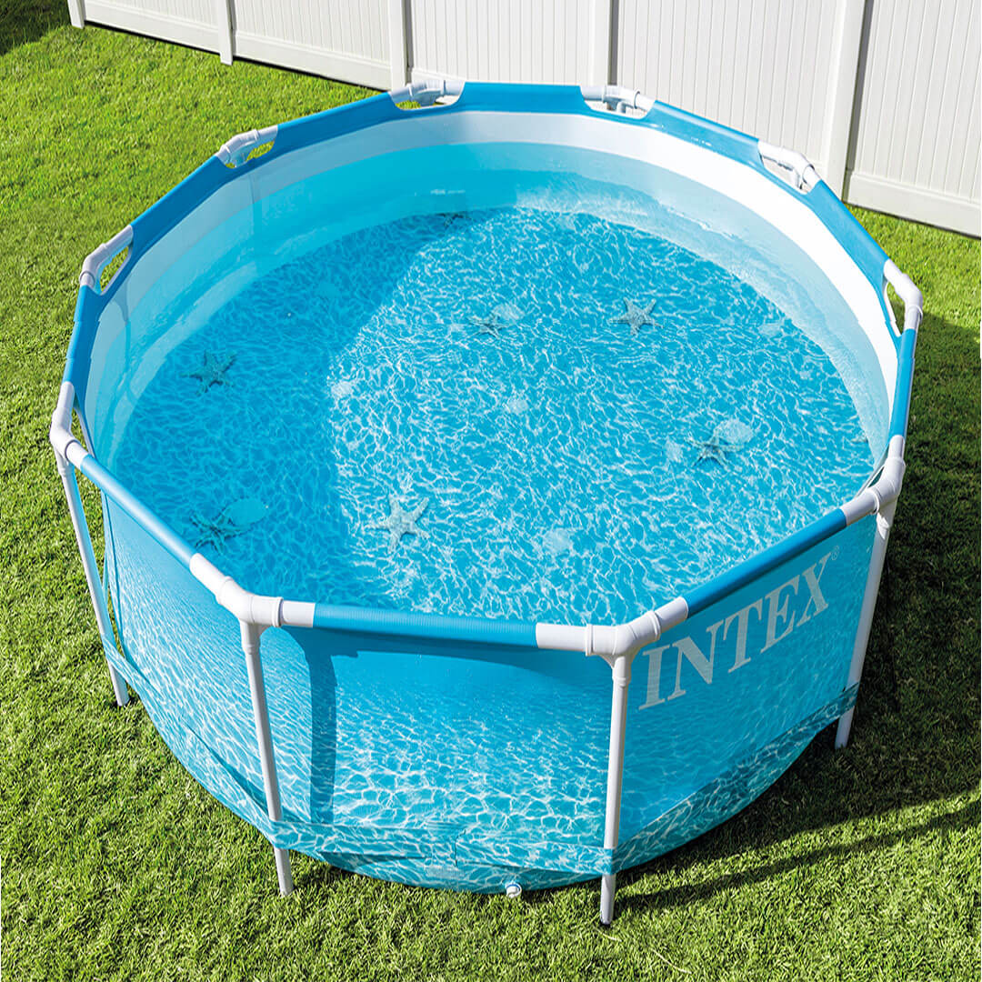 Beachside Metal Frame Pool Set