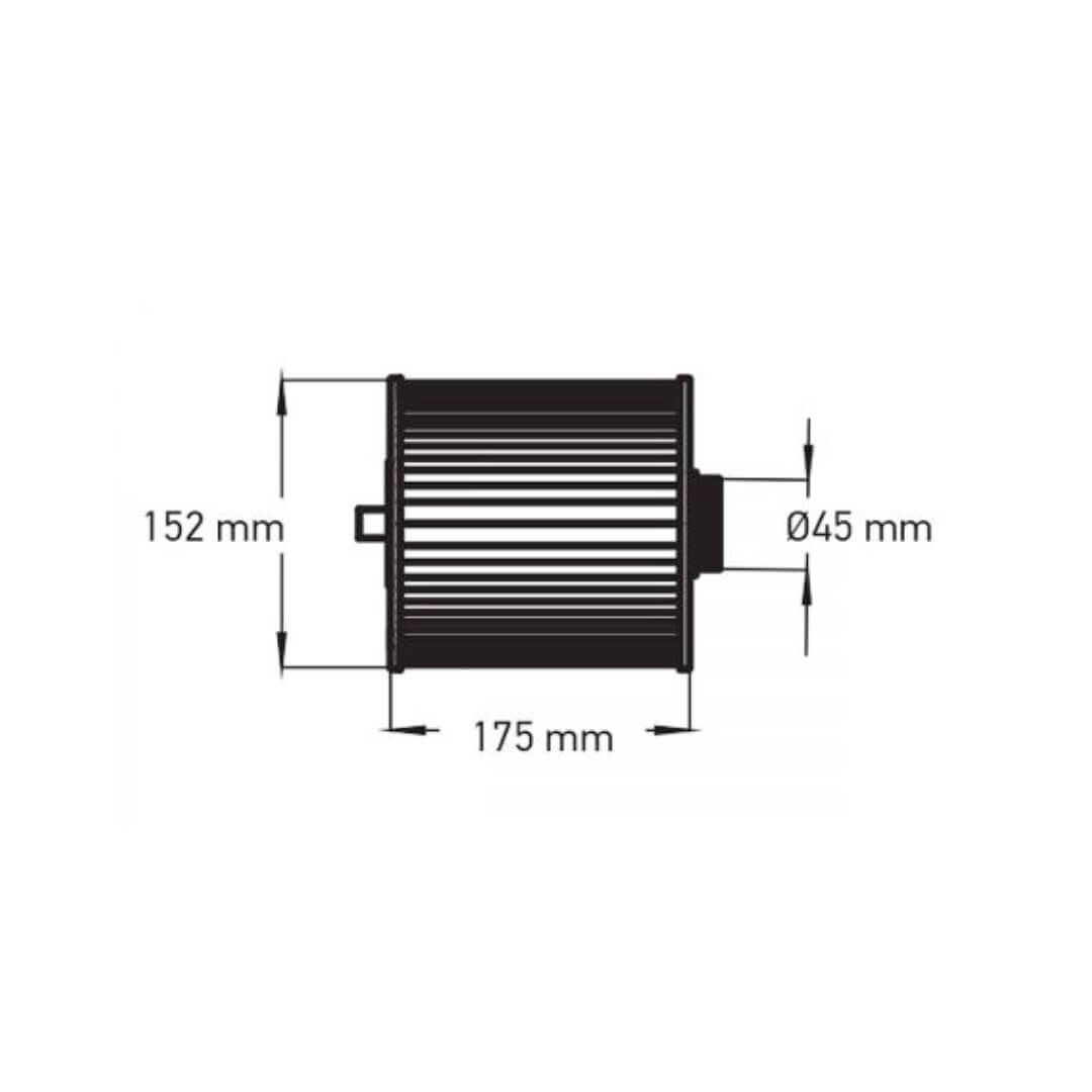 Crystal Filter 175x152 antibakteriell Feingewinde
