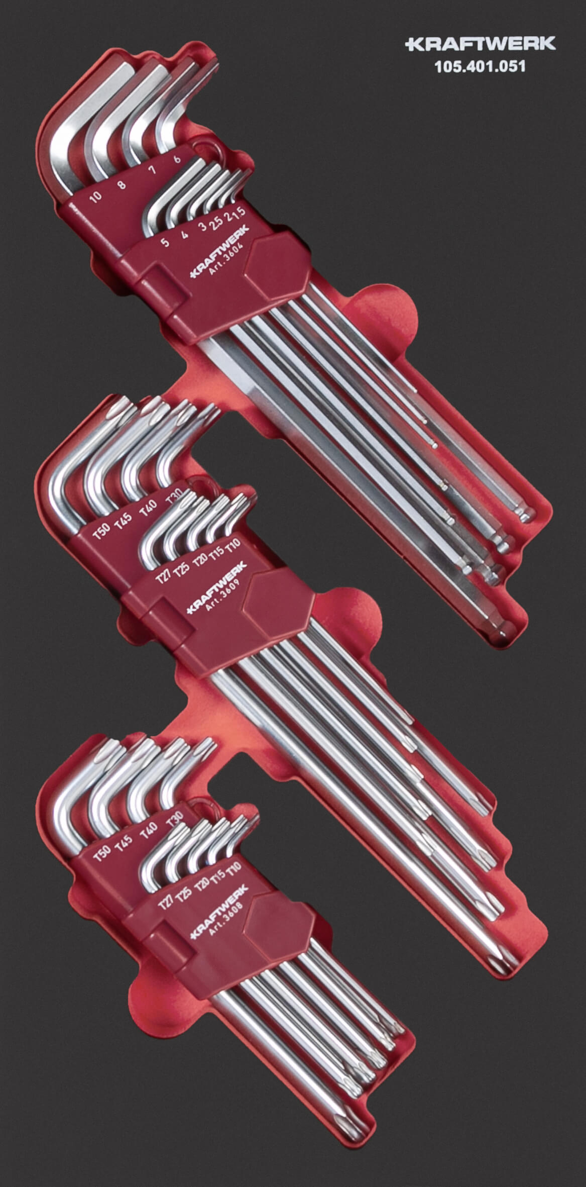 PRO LINE EVA3 Winkelstiftschüssel-Satz 20x40 28-tlg.