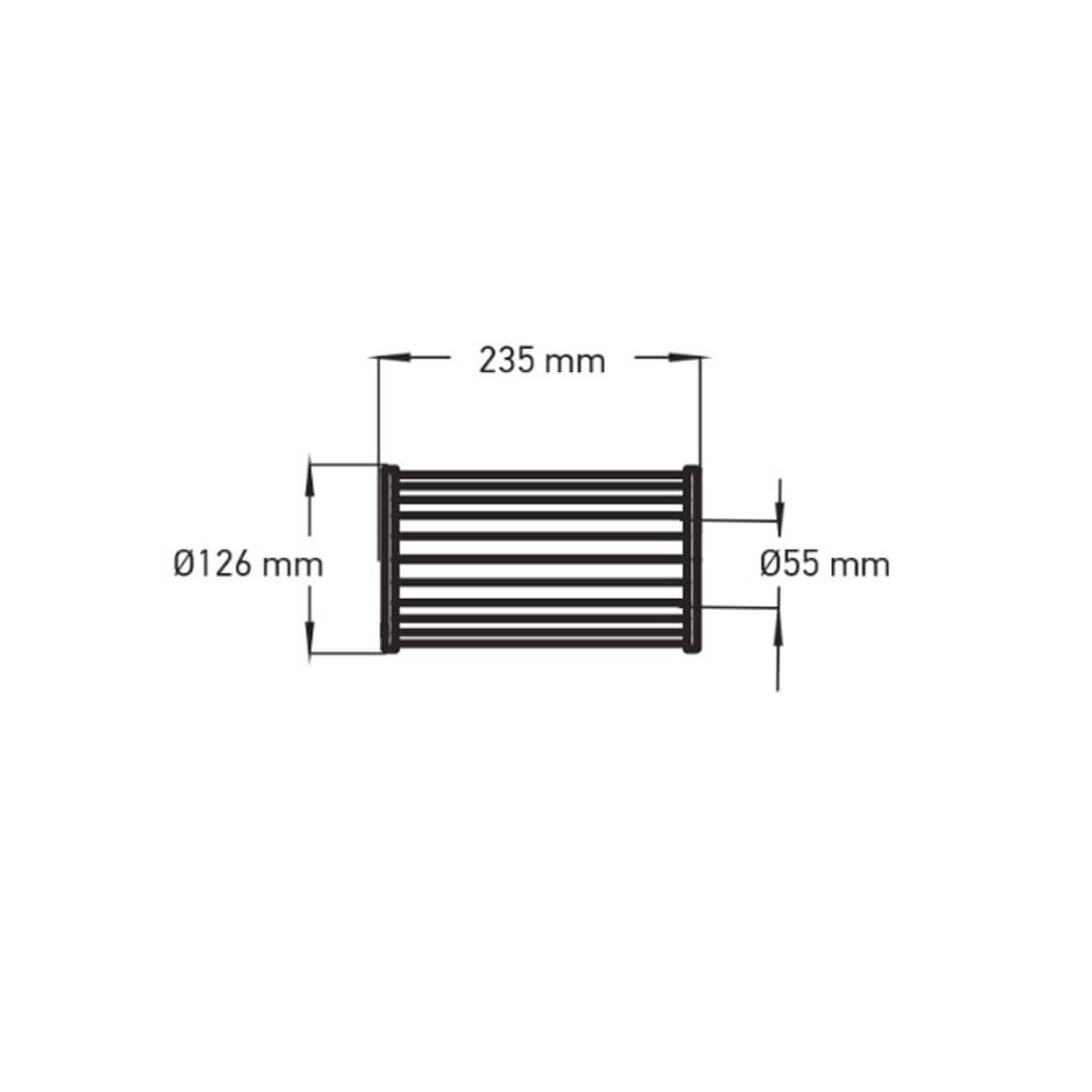 Crystal Filter 235x126 antibakteriell ohne Gewinde