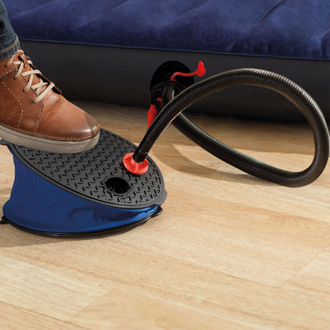 BELLOWS FOOT PUMP, Shrink Wrapped w/ Litho L