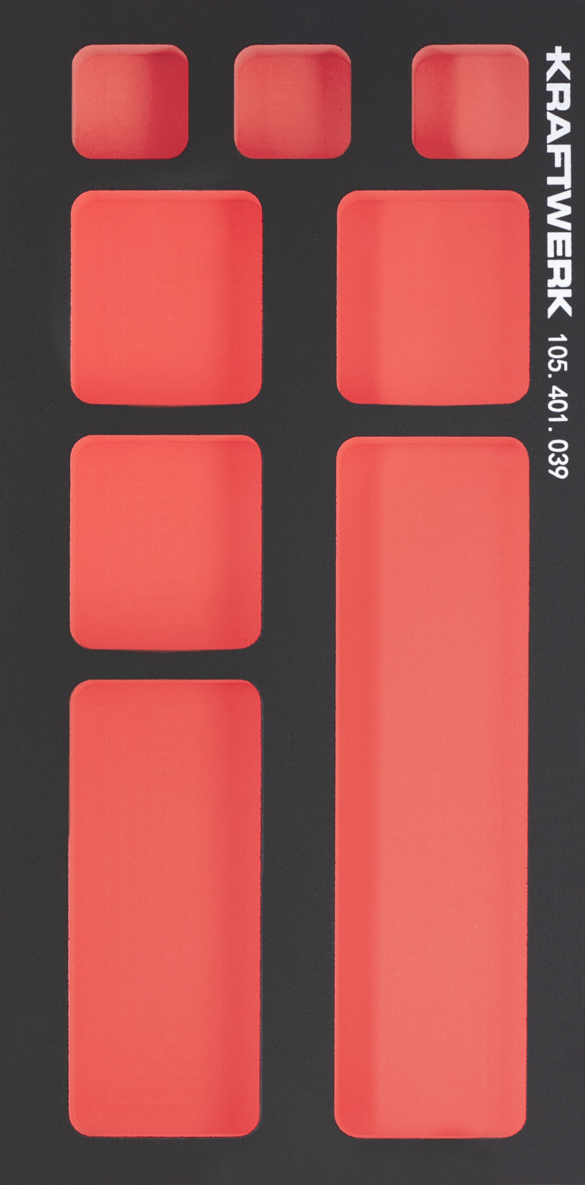 PRO LINE EVA3 Kleinteile Einlage 20x40 cm, 8 Fächer