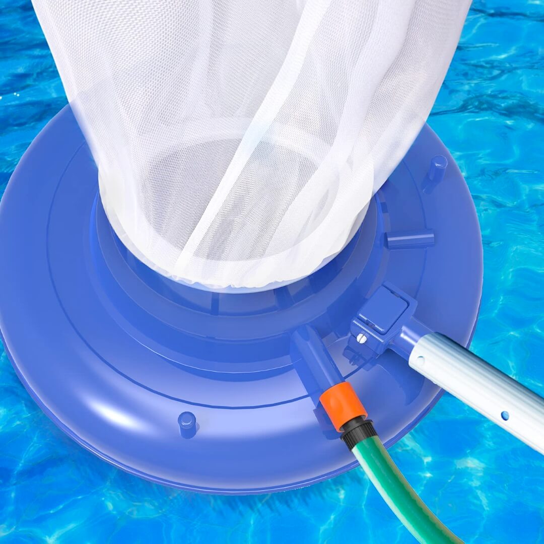 Pool King Blattsauger mit Schwenkrädern