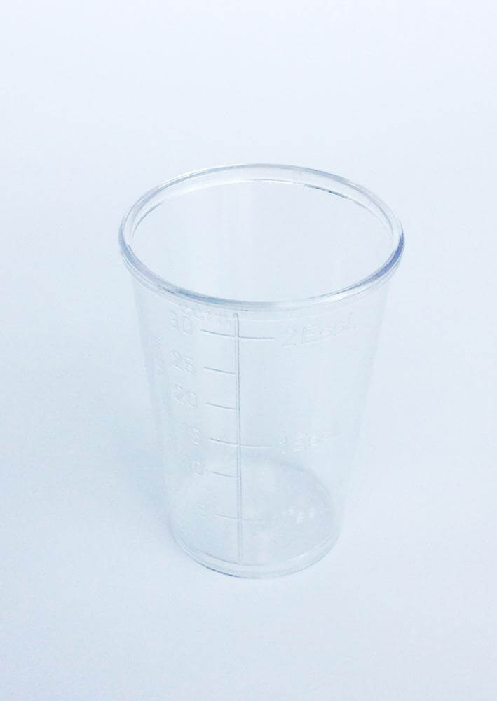 AquaKristal Messbecher ohne Henkel