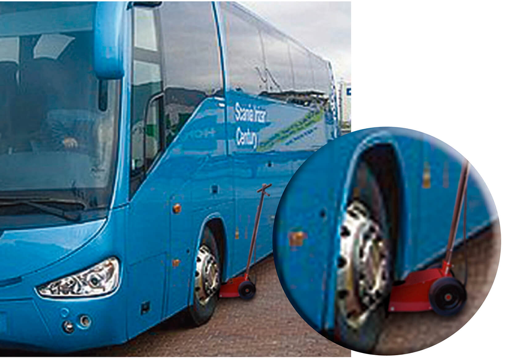 Hydropneumatischer Wagenheber 22 t