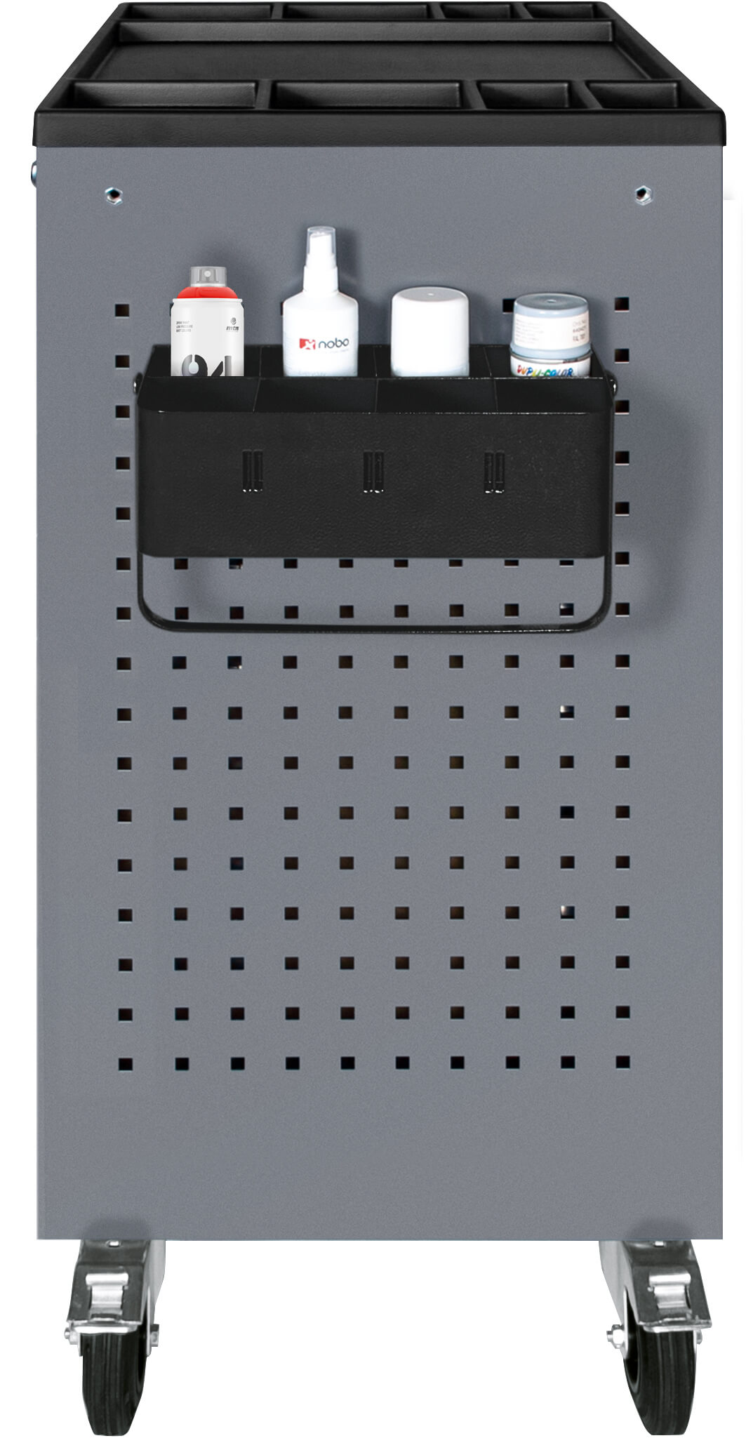 Ablagefach mit Griff für 8 Dosen