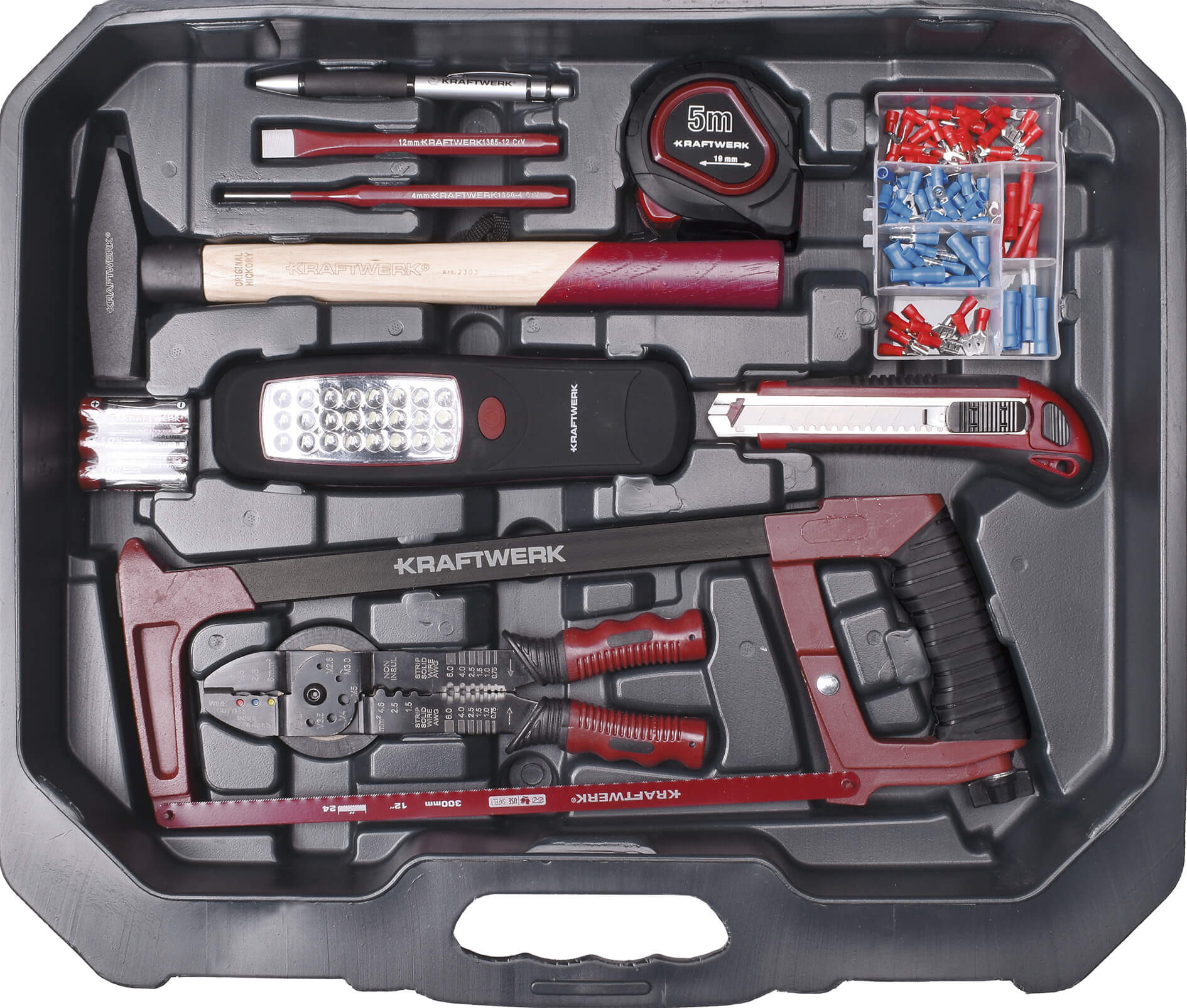 Steckschlüssel-Satz, Basic, 1/4"+1/2", 266-tlg.