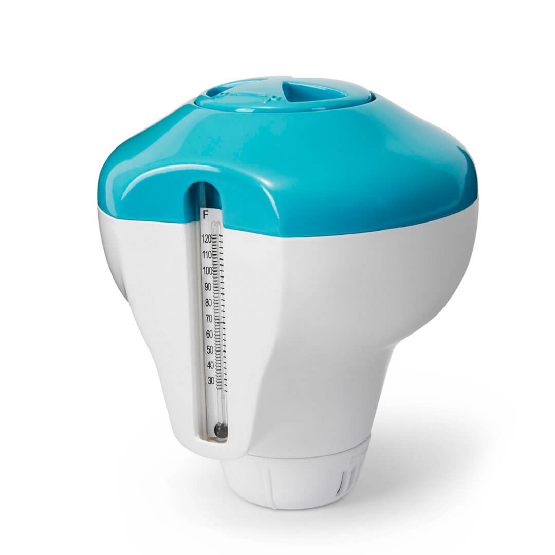 Chemikalienschwimmer mit Thermometer