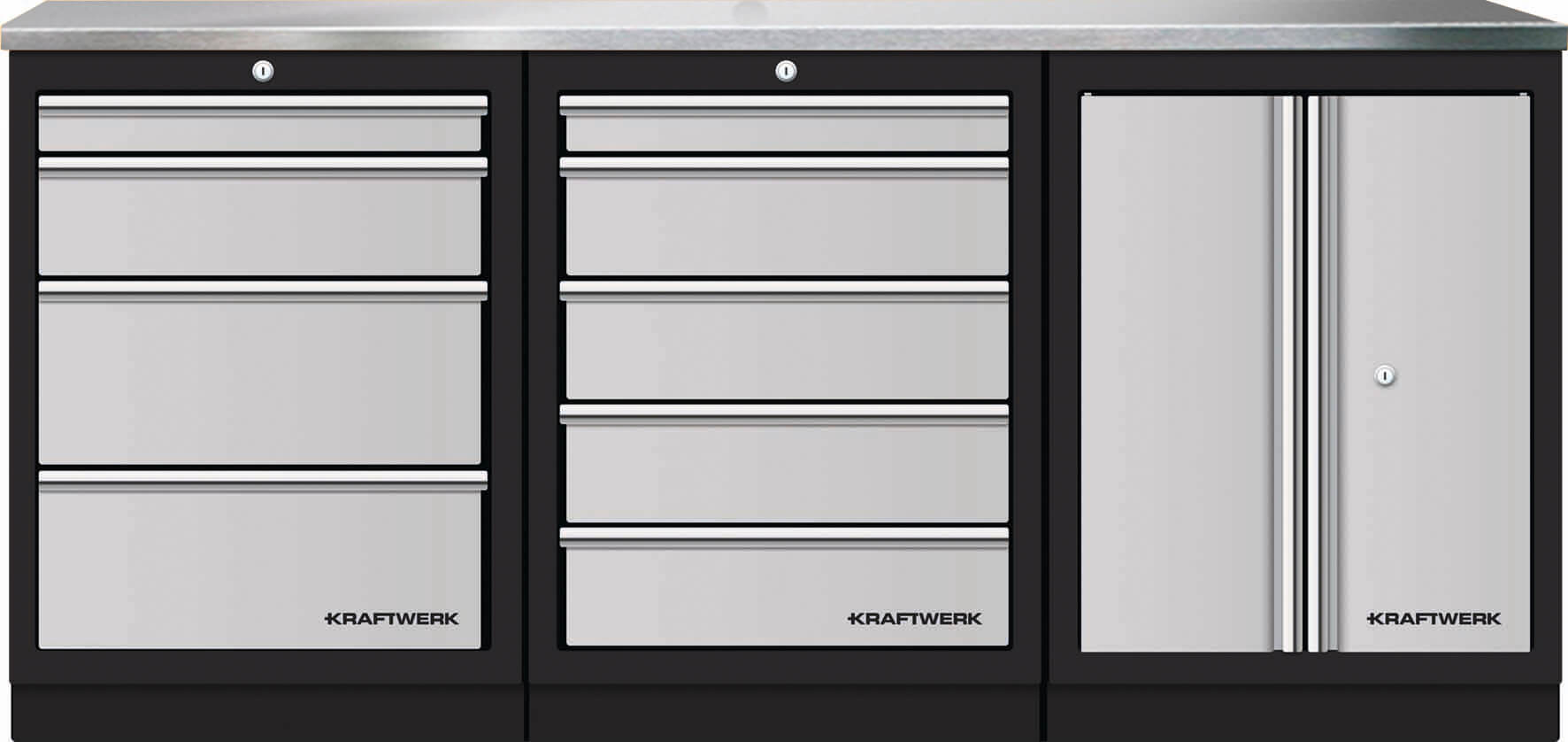 Mobilio 3er Kombi Standard inox